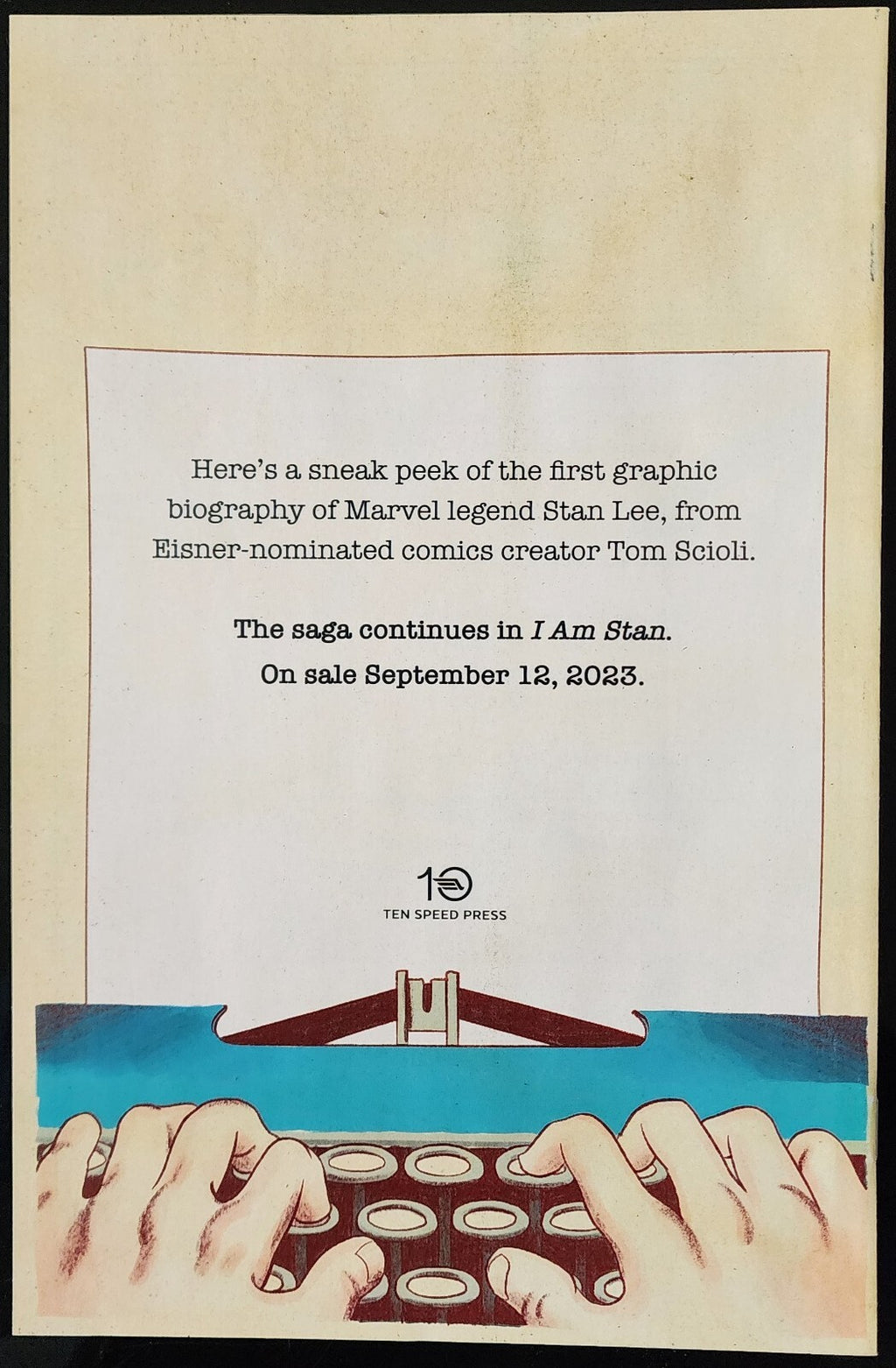I Am Stan Sampler #1 Scioli Stan Lee Free Comic Book Day No Stamp FCBD 2023