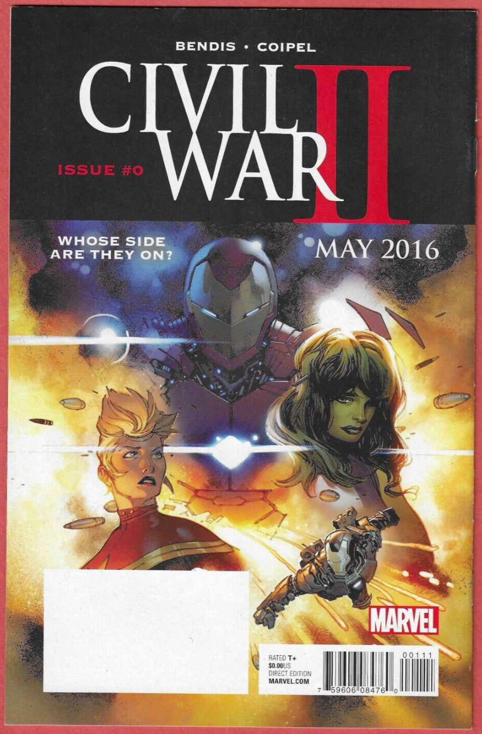 Free Comic Book Day 2016 Civil War II 1st app Wasp Nadia Van Dyne, Ulysses Cain