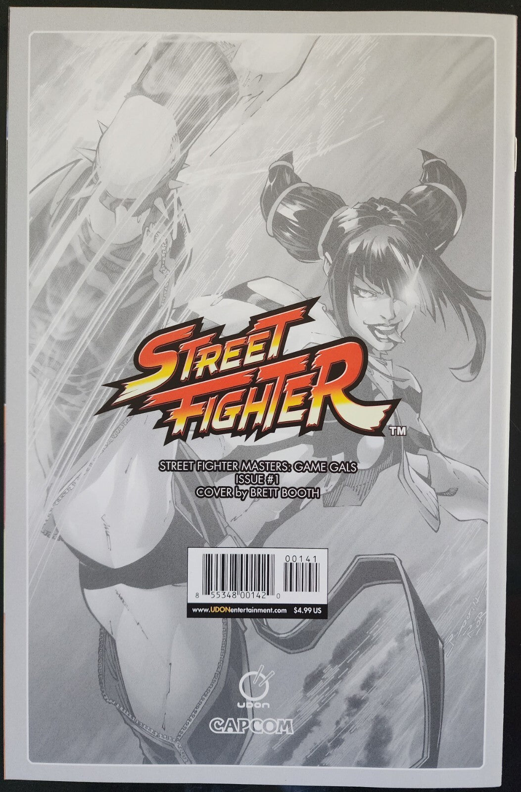 🔥 STREET FIGHTER MASTERS GAME GALS 1 BRETT BOOTH 1:5 Ratio Variant