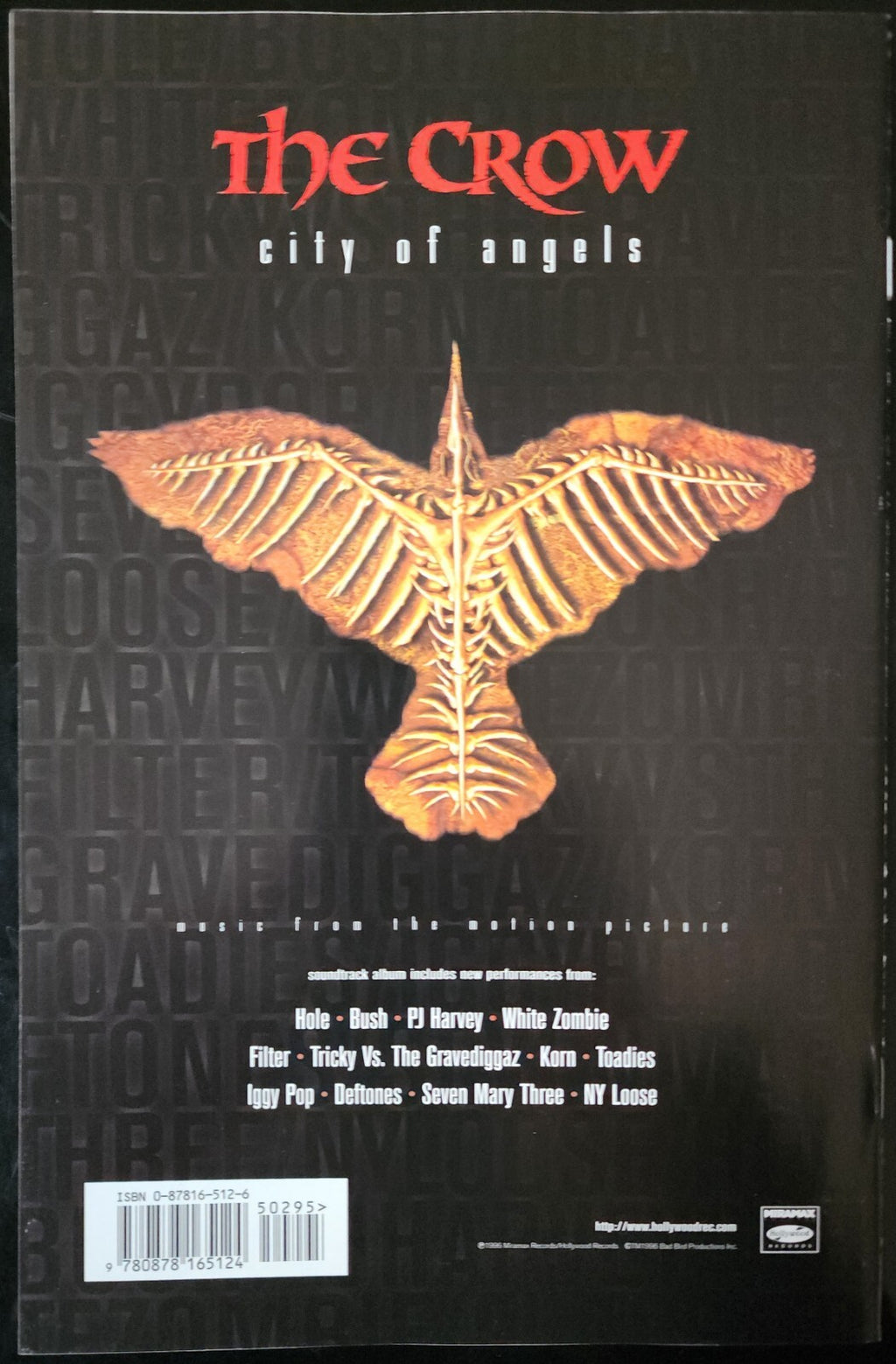 The Crow City of Angels 1b, 2b, 3b Complete Kitchen Sink Comix 1996