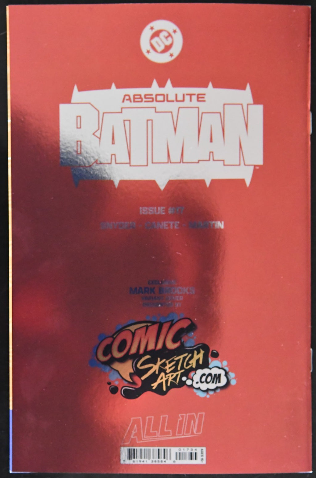 Absolute Batman 17 Mark Brooks Megacon Exclusive Variant Signed by Mark Brook