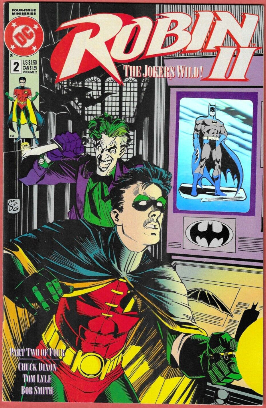 Robin II The Jokers Wild #1-4 1991 Holograms Joker Batman Set One