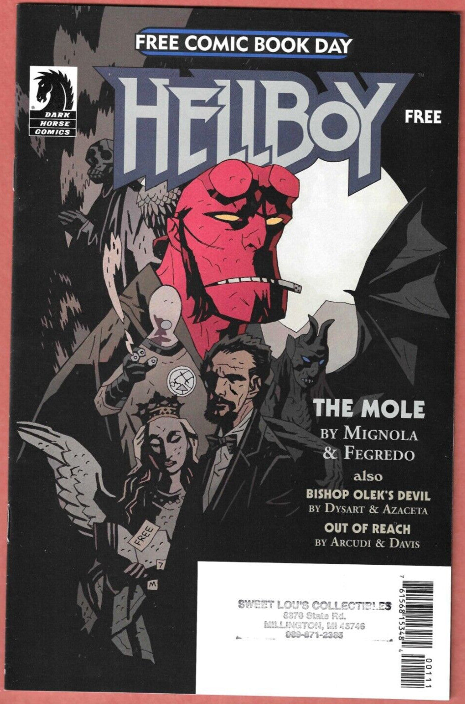 Free Comic Book Day 2008 (Hellboy) FCBD The Mole Mike Mignola Dark Horse
