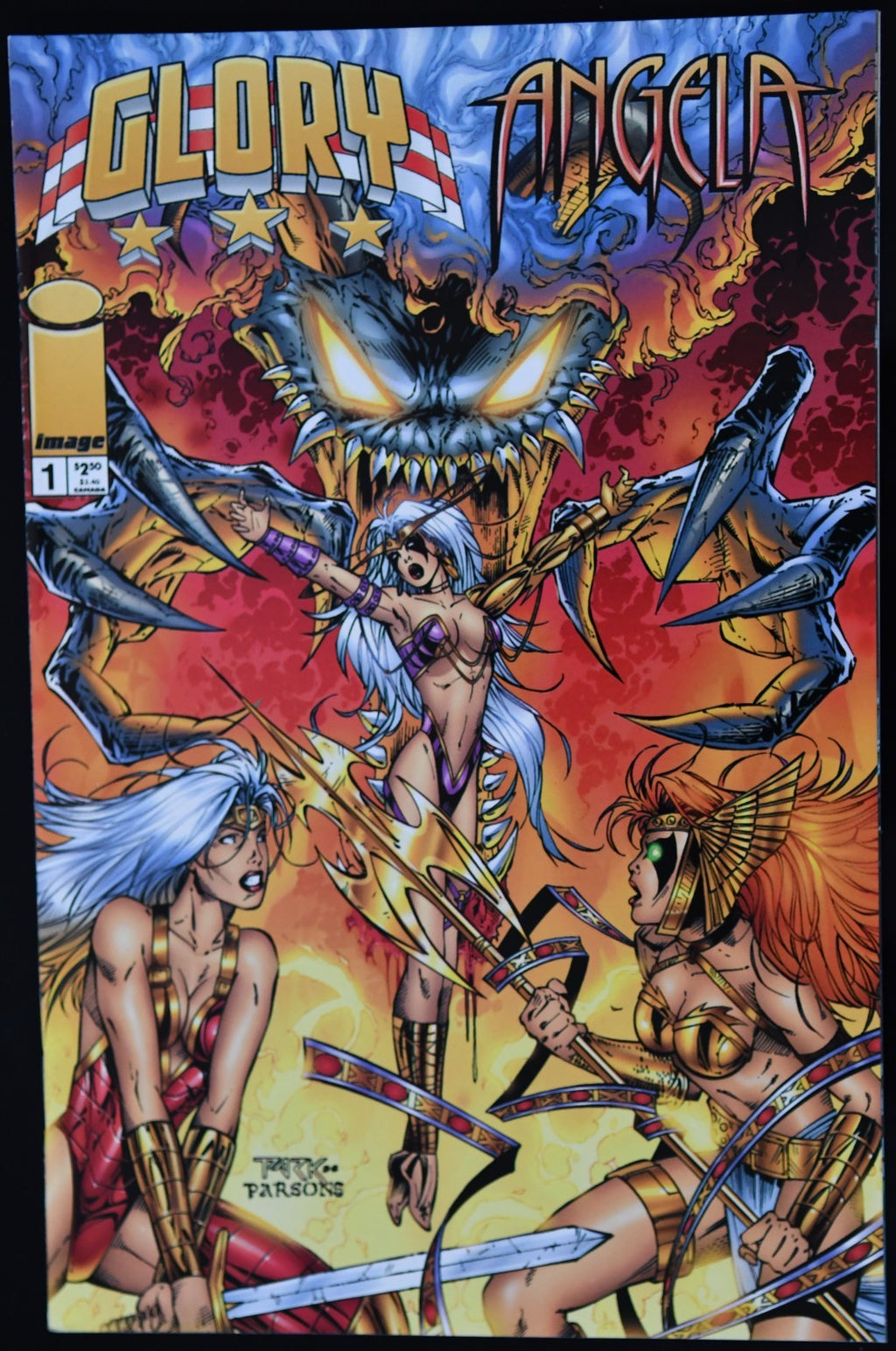Glory/Angela: Angels in Hell #1 1996 1st app. of Darkchylde in Preview