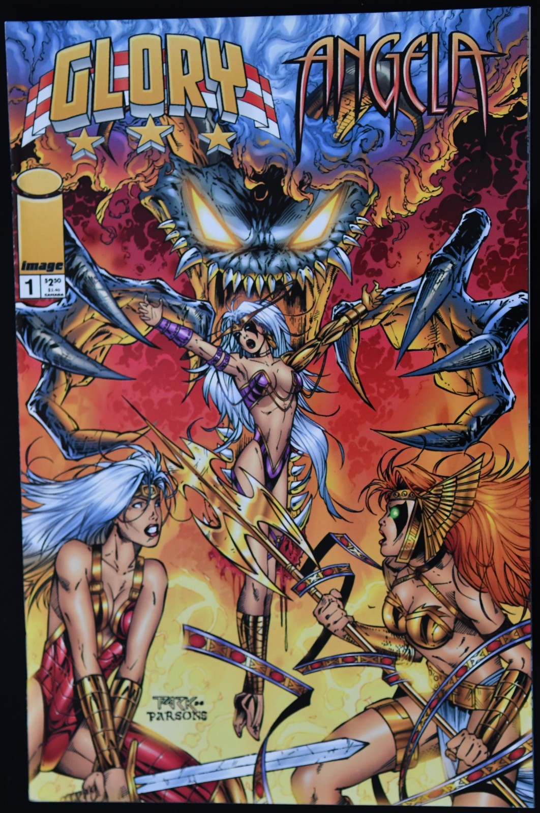 Glory/Angela: Angels in Hell #1 1996 1st app. of Darkchylde in Preview