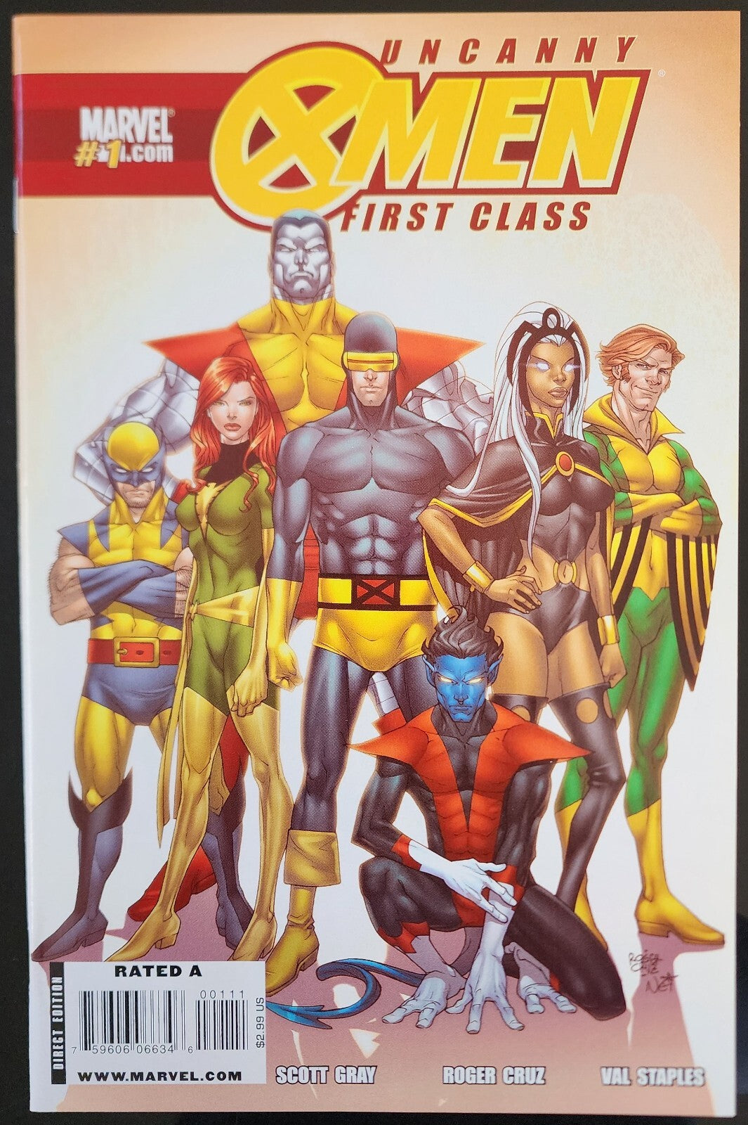 Uncanny X-Men First Class #1 (2009) Roger Cruz