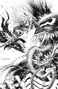 Venom #28 Kirkham Sketch B&W Variant Knull Identity of Virus and Codex Revealed