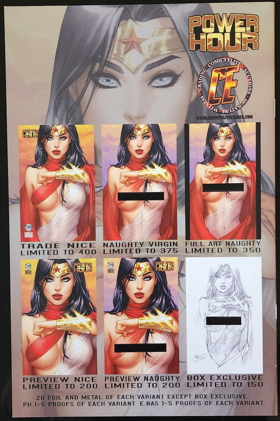 Power Hour #2 Signed eBas Cosplay Naughty Virgin Ltd 375