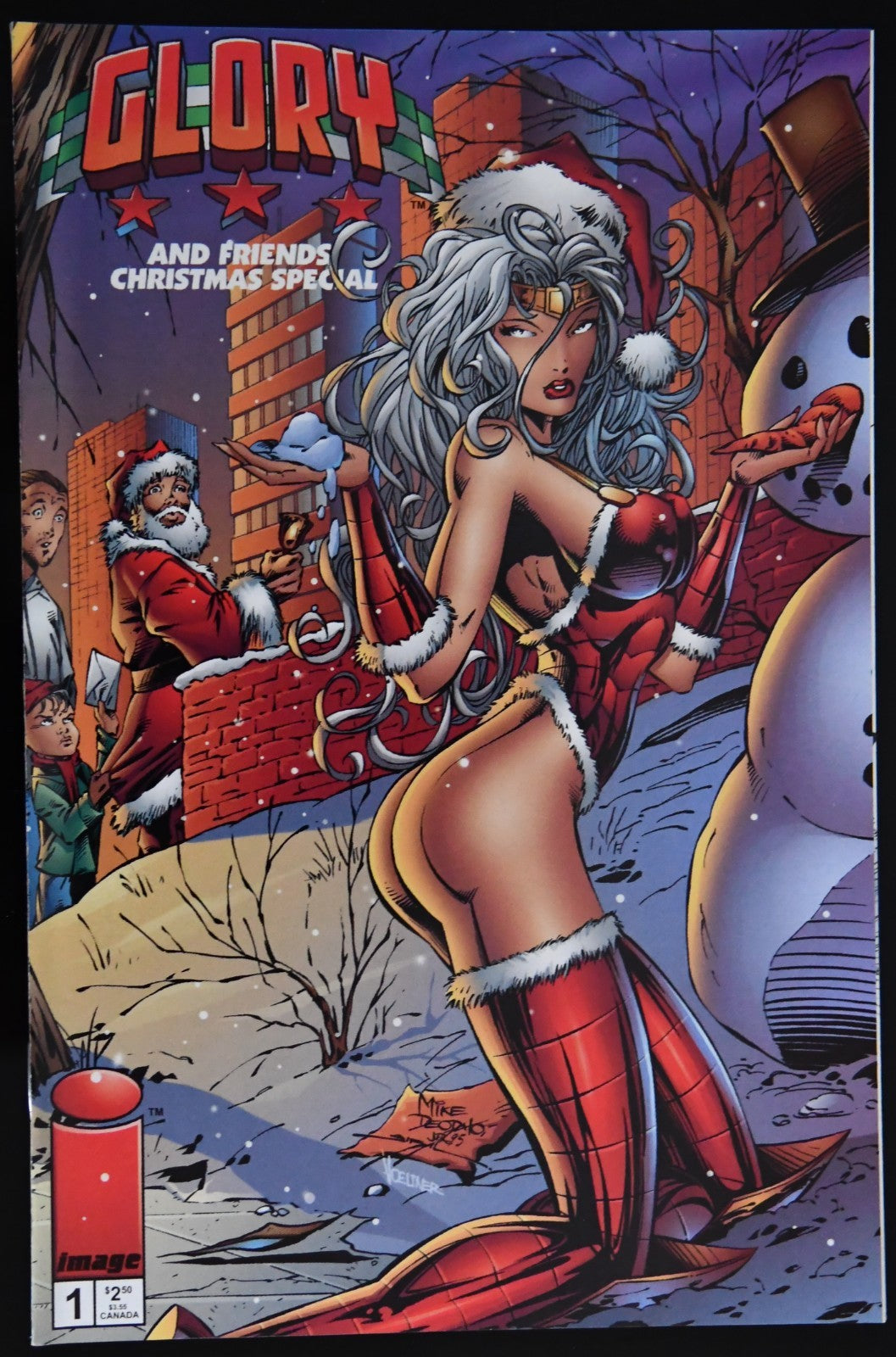 Glory and Friends Christmas Special 1995 Mike Deodato Jr Cover