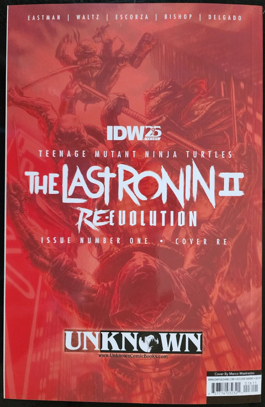 Teenage Mutant Ninja Turtles: The Last Ronin II Re-Evolution #1 Mastrazzo Virgin