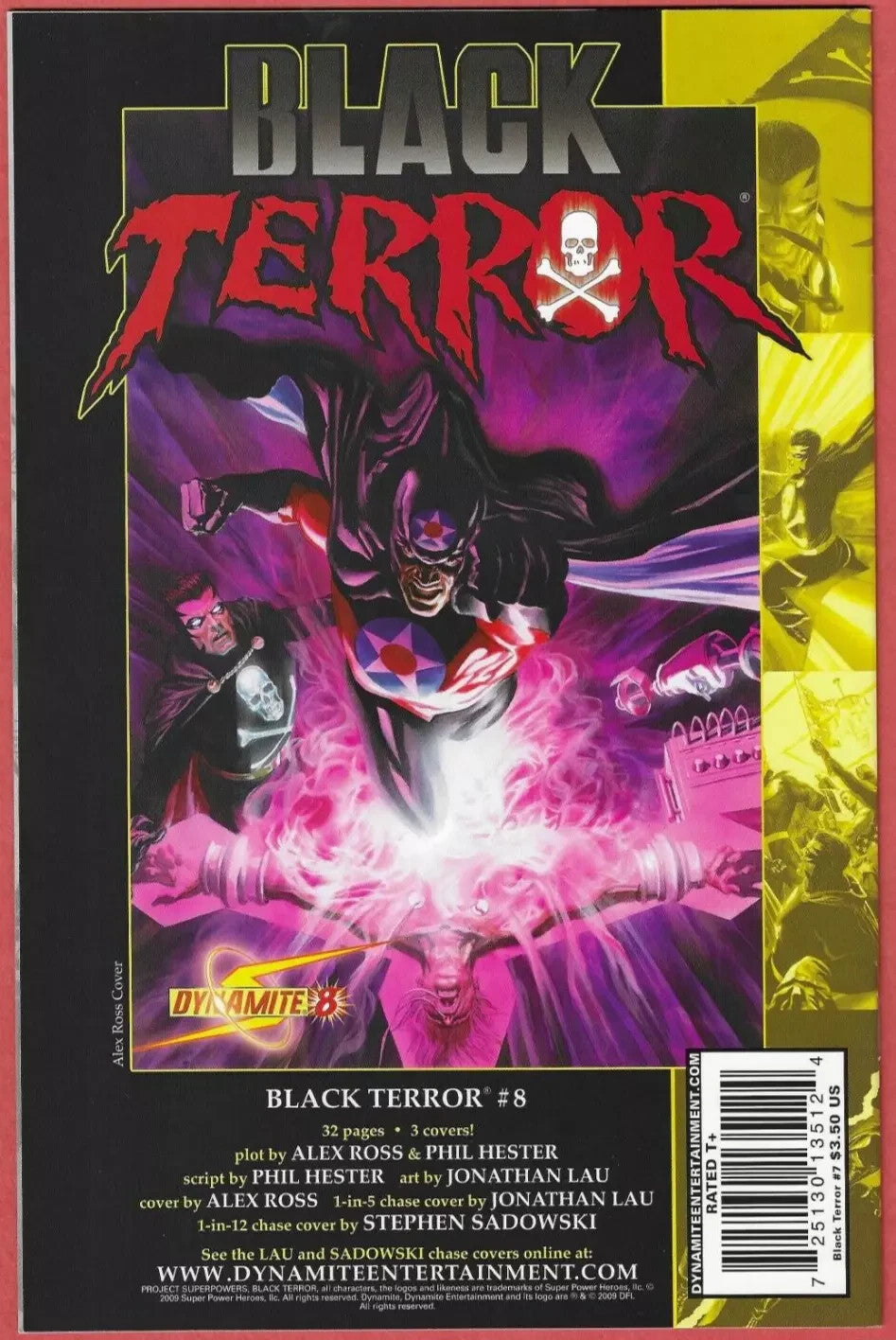 Black Terror #1-9 Alex Ross Dynamite Entertainment 2010