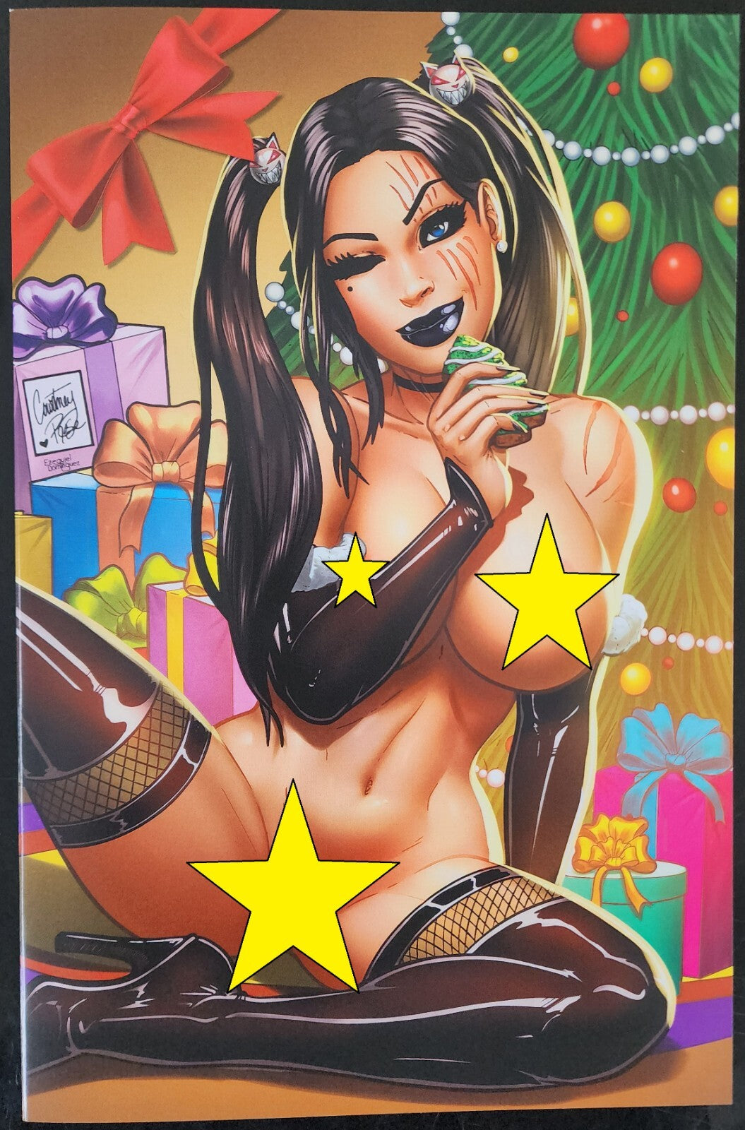 Katfight #1 Preview Courtney Rose Snack Variant Cover (C) Merc Magazine