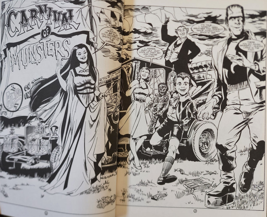 The Munsters #4 TV Comics 1998 Signed by Butch Patrick aka Eddie Munster No Cert