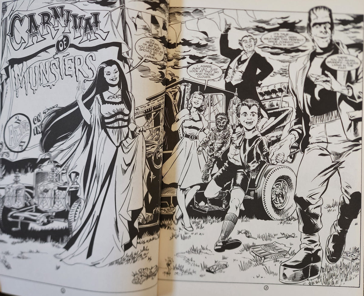 The Munsters #4 TV Comics 1998 Signed by Butch Patrick aka Eddie Munster No Cert