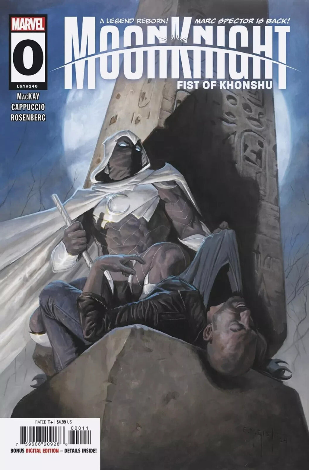 Moon Knight Fist Of Khonshu #0 E.M. Gist Regular Variant 2021