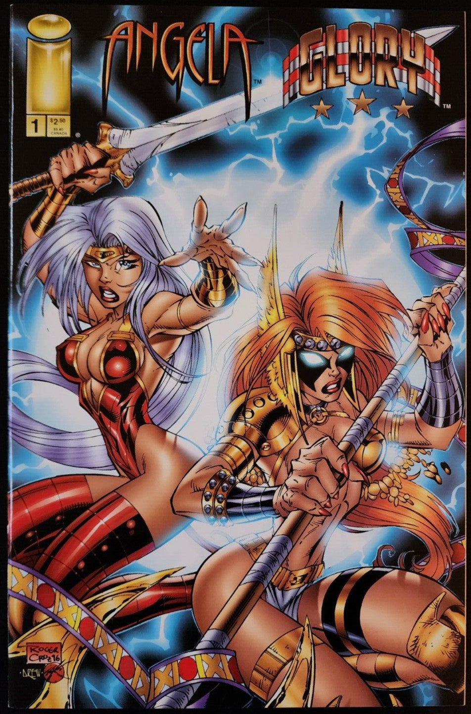 ANGELA / GLORY: RAGE OF ANGELS #1 Image 1996 One-Shot