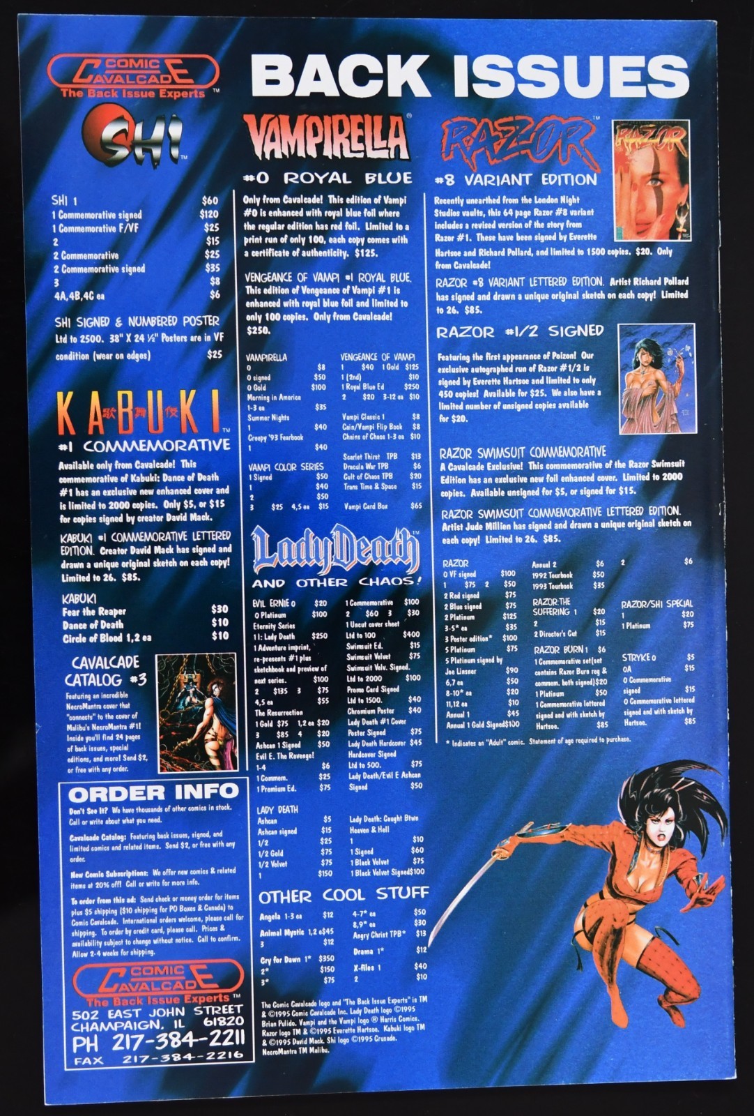 Shi: The Way of the Warrior (1994-1997) Crusade Comics Choose Your Issue