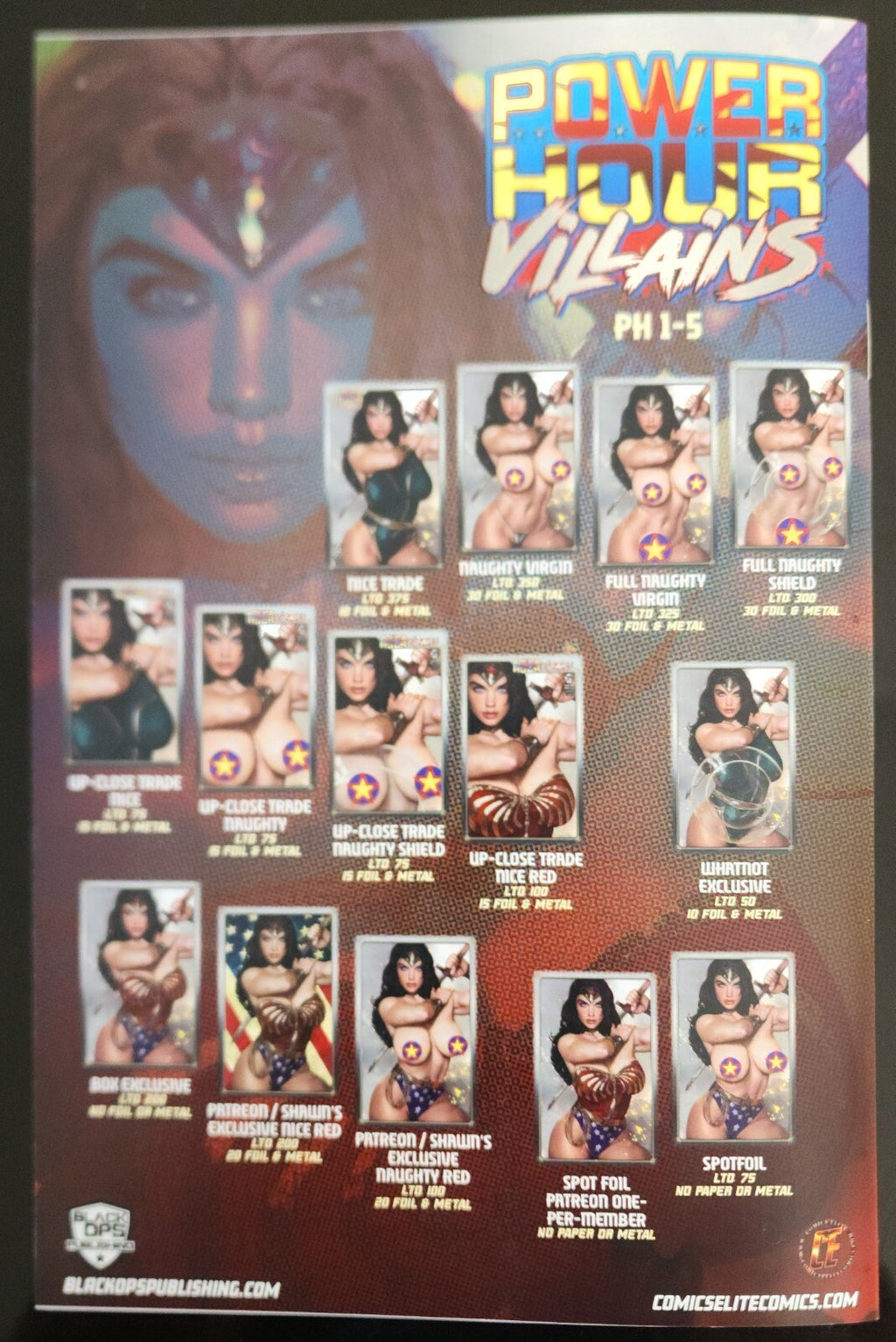 Power Hour #3 Preview Shikarii "Princess" Villains Naughty Virgin Ltd 350