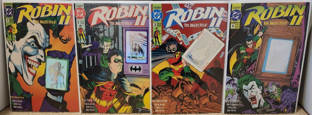 Robin II The Jokers Wild #1-4 1991 Holograms Joker Batman Set One
