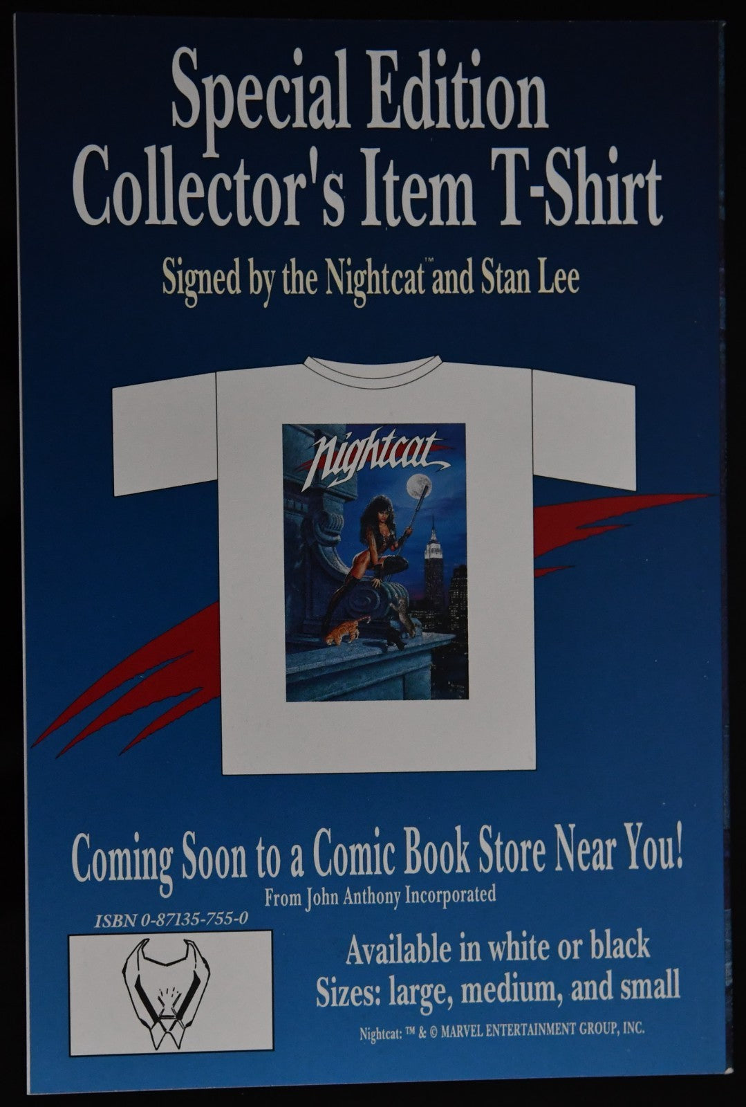 Nightcat #1 (Marvel Comics April 1991)