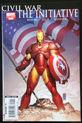 Civil War the Initiative #1 2007 1st cameo app. Guardian (Michael Pointer) Marc
