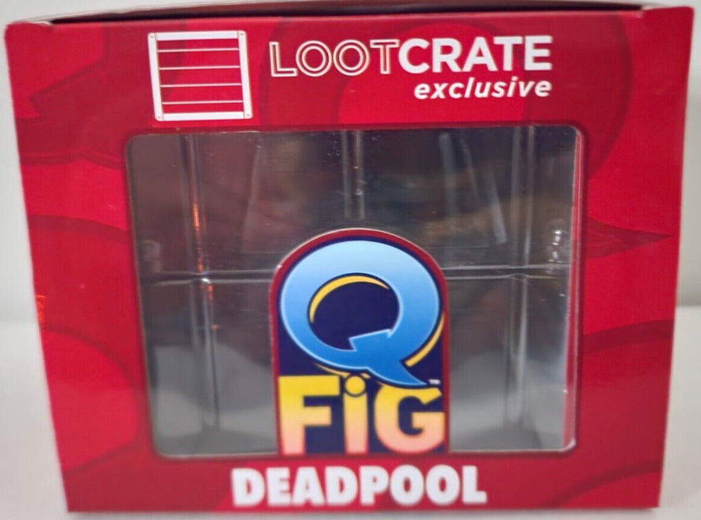 Deadpool Q-Fig Loot Crate Marvel Exclusive 4.5” Quantum Mechanix Figure Toy
