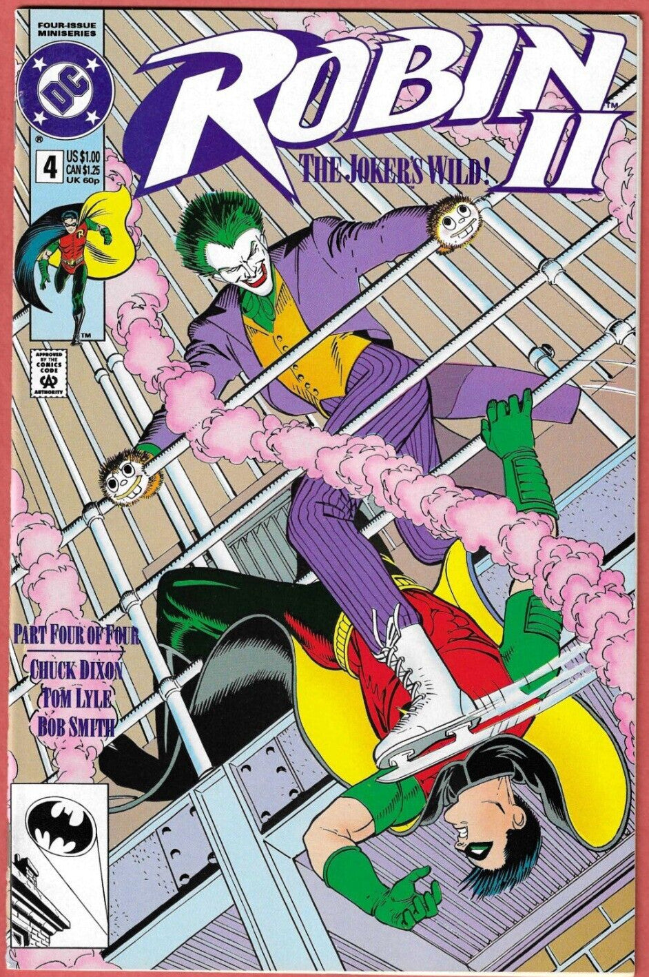 Robin II The Jokers Wild #1-4 1991 Holograms Joker Batman Set Two
