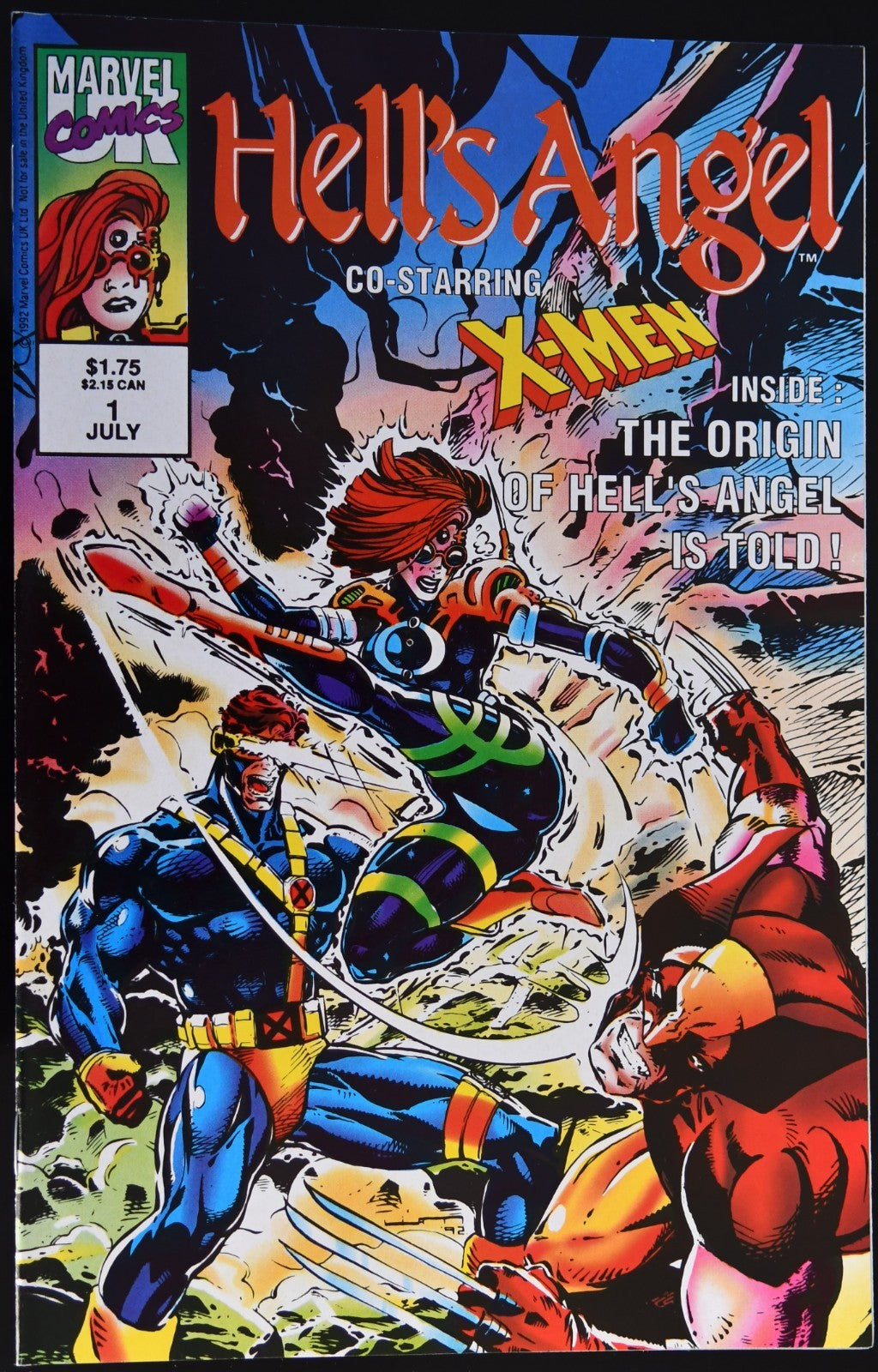 Hell's Angel #1 X-Men 1992 Origin of Hell's Angel