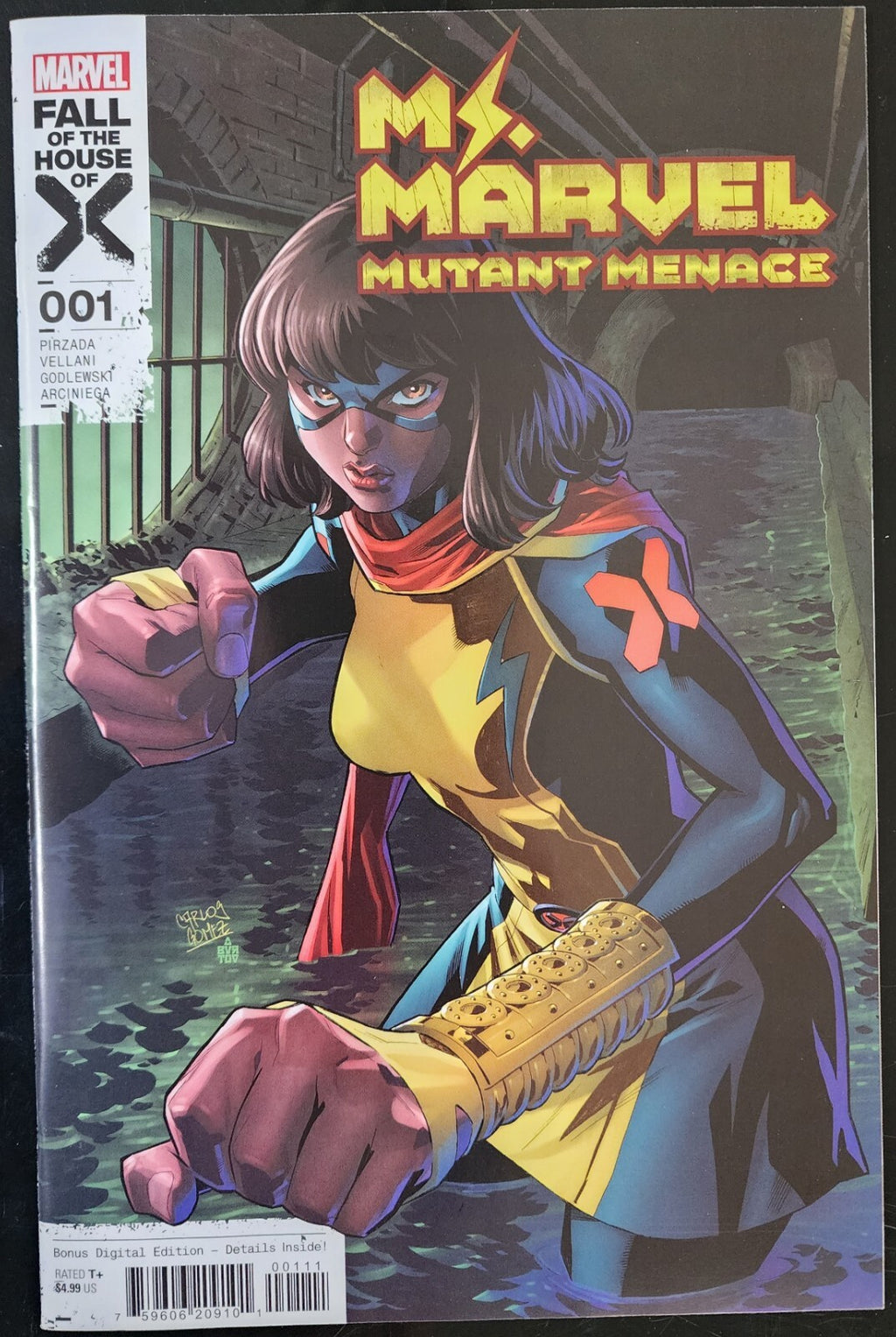 Ms Marvel Mutant Menace #1 A Carlos Gomez Iman Vellani (03/06/2024) Marvel