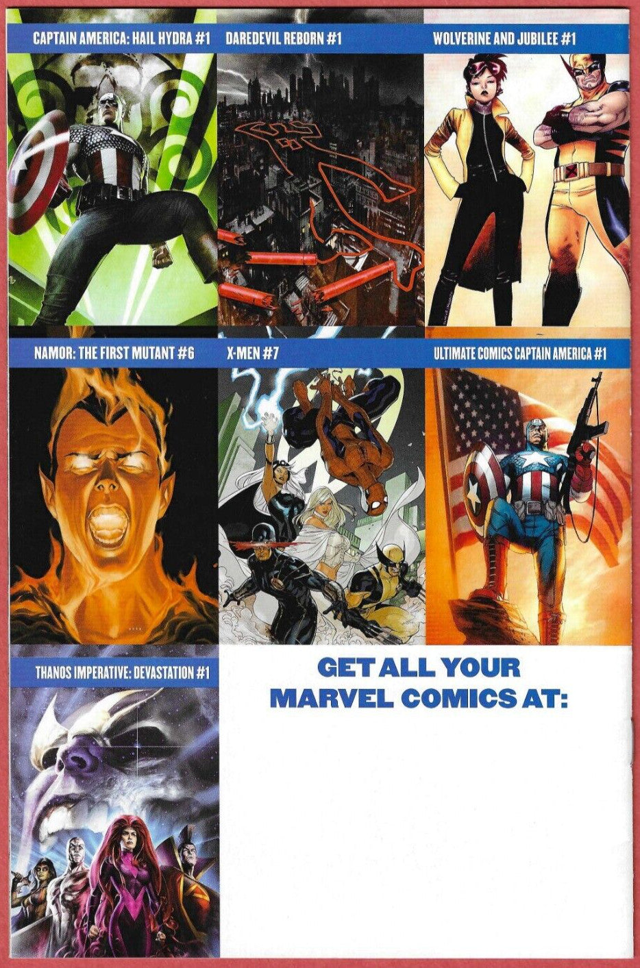 Marvel Sneak Peeks # 1 (Marvel, 2011) January One-Shot