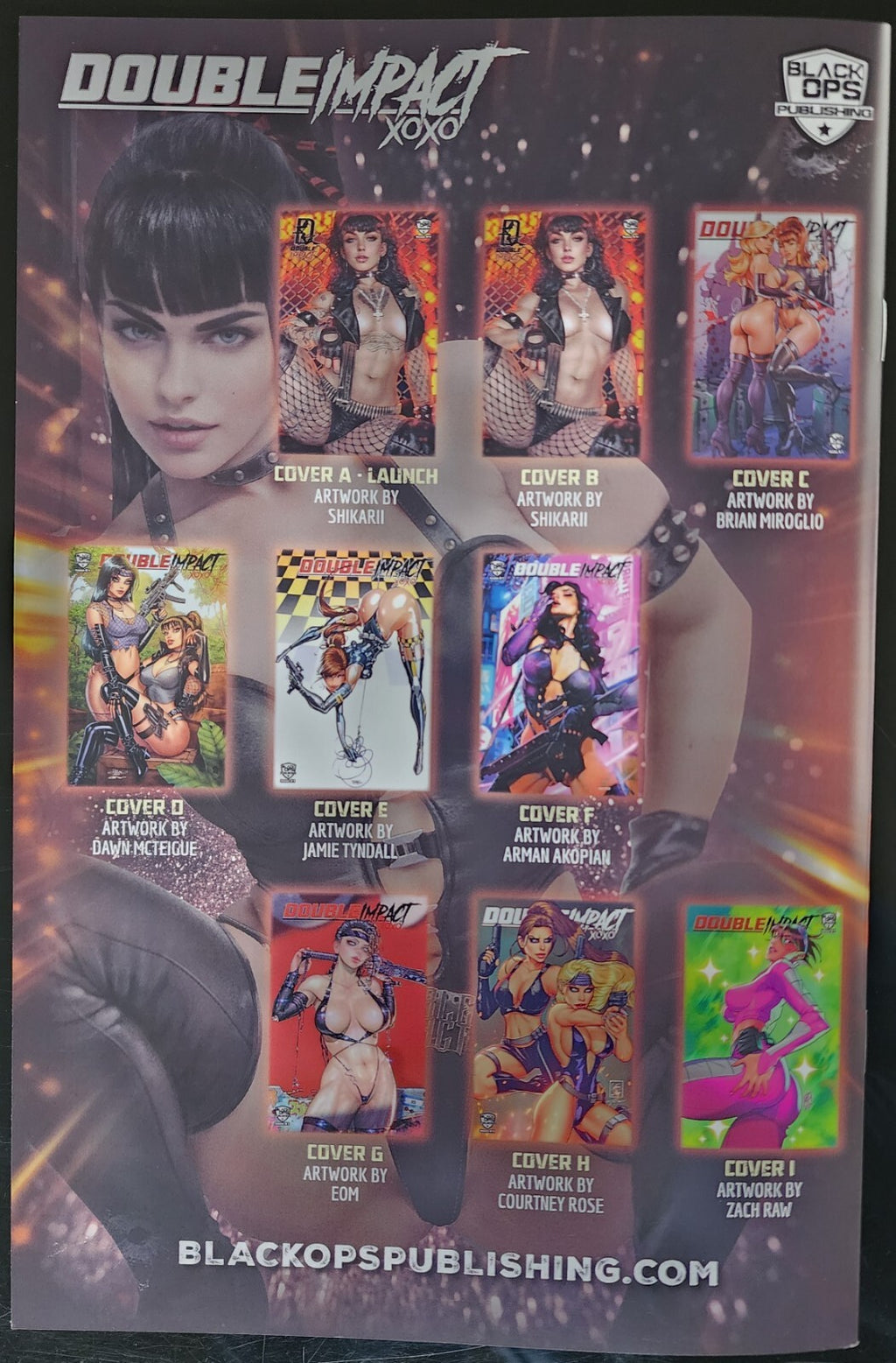 Double Impact #1 Shikarii Topless Virgin Kickstarter Launch Edition