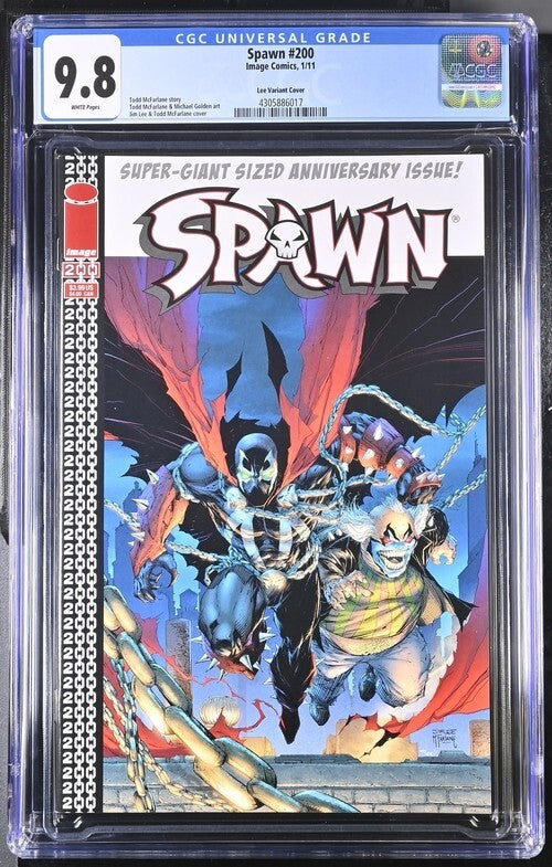 Spawn #200 CGC 9.8 Jim Lee Cover Violator 2011