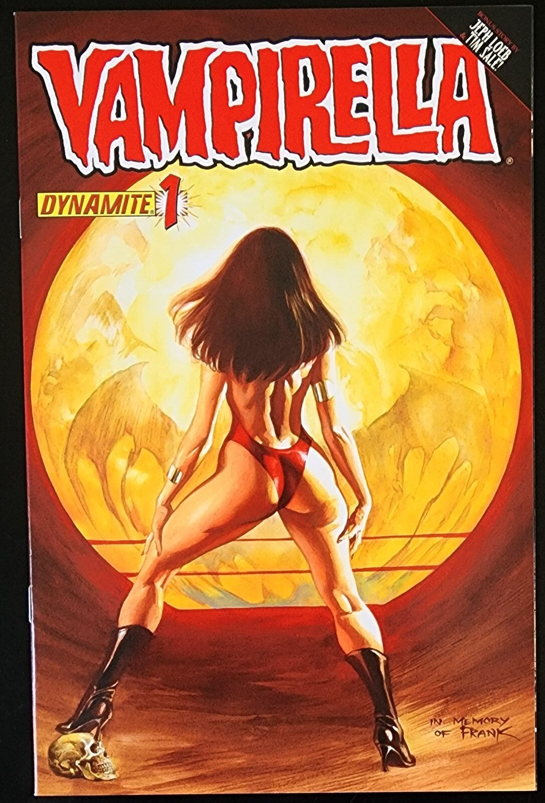 VAMPIRELLA 1 VARIANT Alex ROSS NM + VOL 5 1 DYNAMITE Frank Frazetta Homage