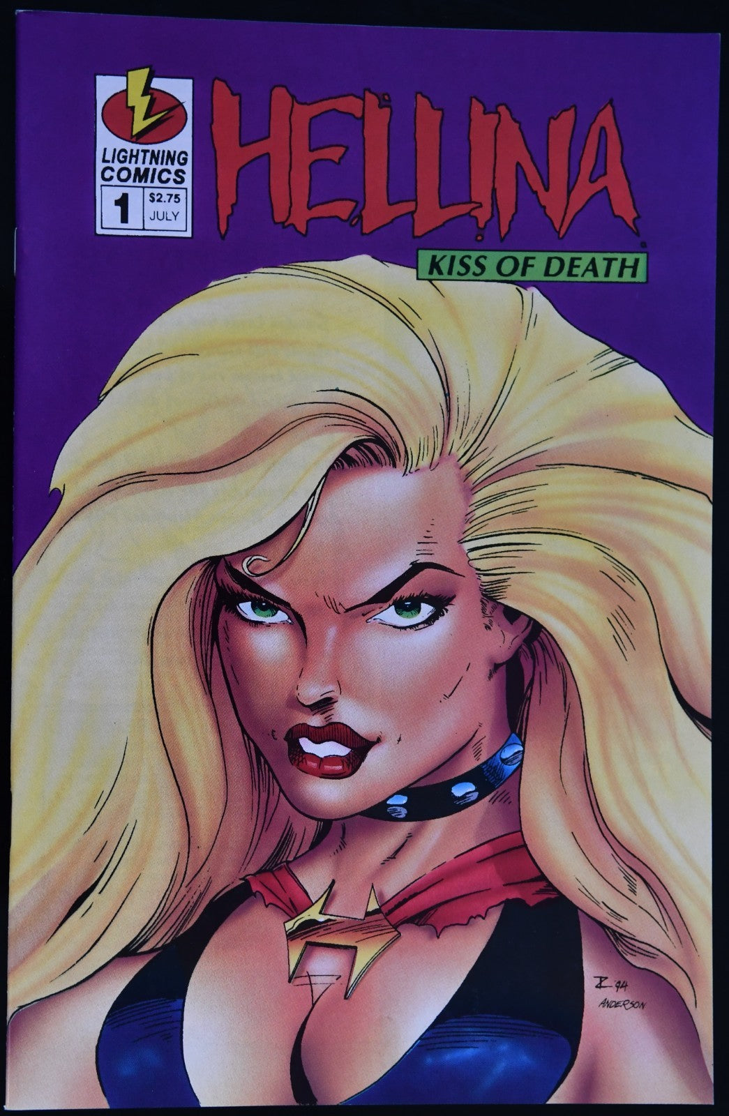Hellina: Kiss of Death 1995 Lightning Comics Choose Your Issue