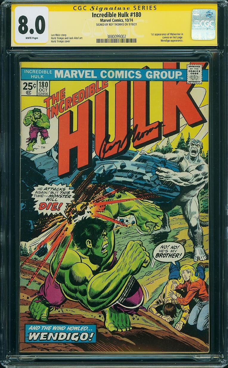 Incredible Hulk #180 #181 #180 Page Ultimate CGC 1st Appearance of Wolverine Set