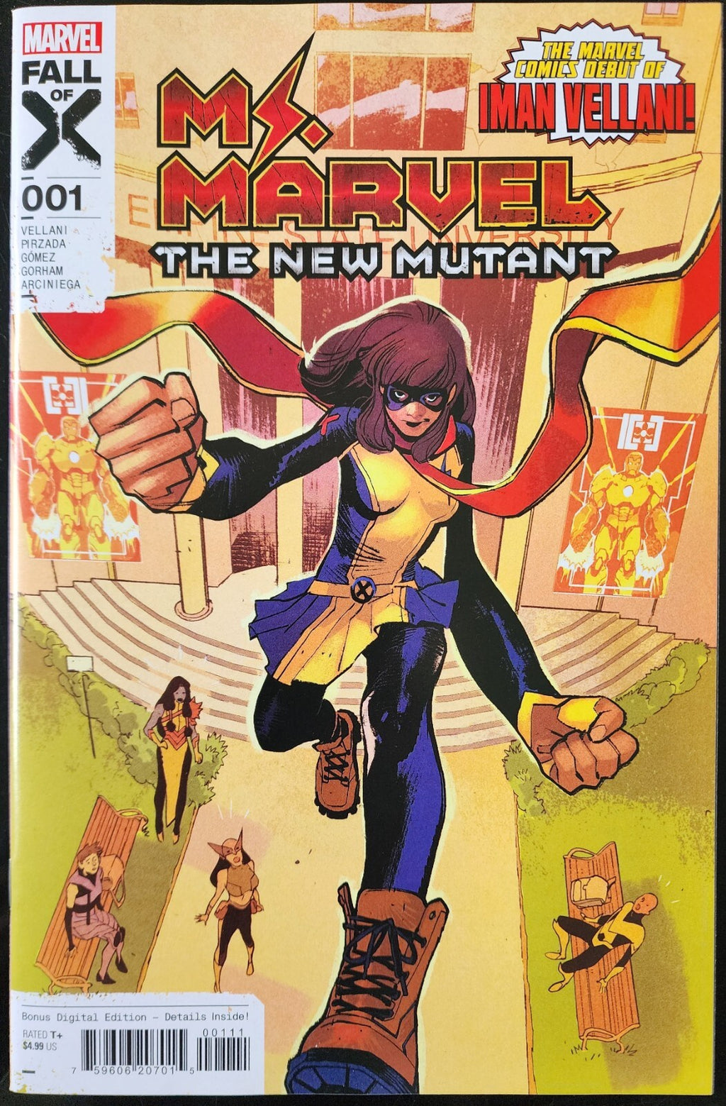 Ms. Marvel: The New Mutant (1A) Sara Pichelli Regular Cover