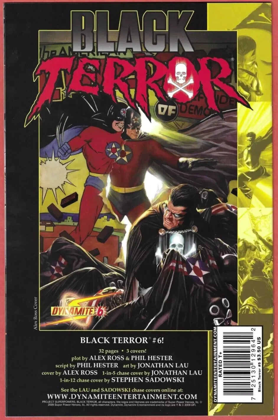 Black Terror #1-9 Alex Ross Dynamite Entertainment 2010