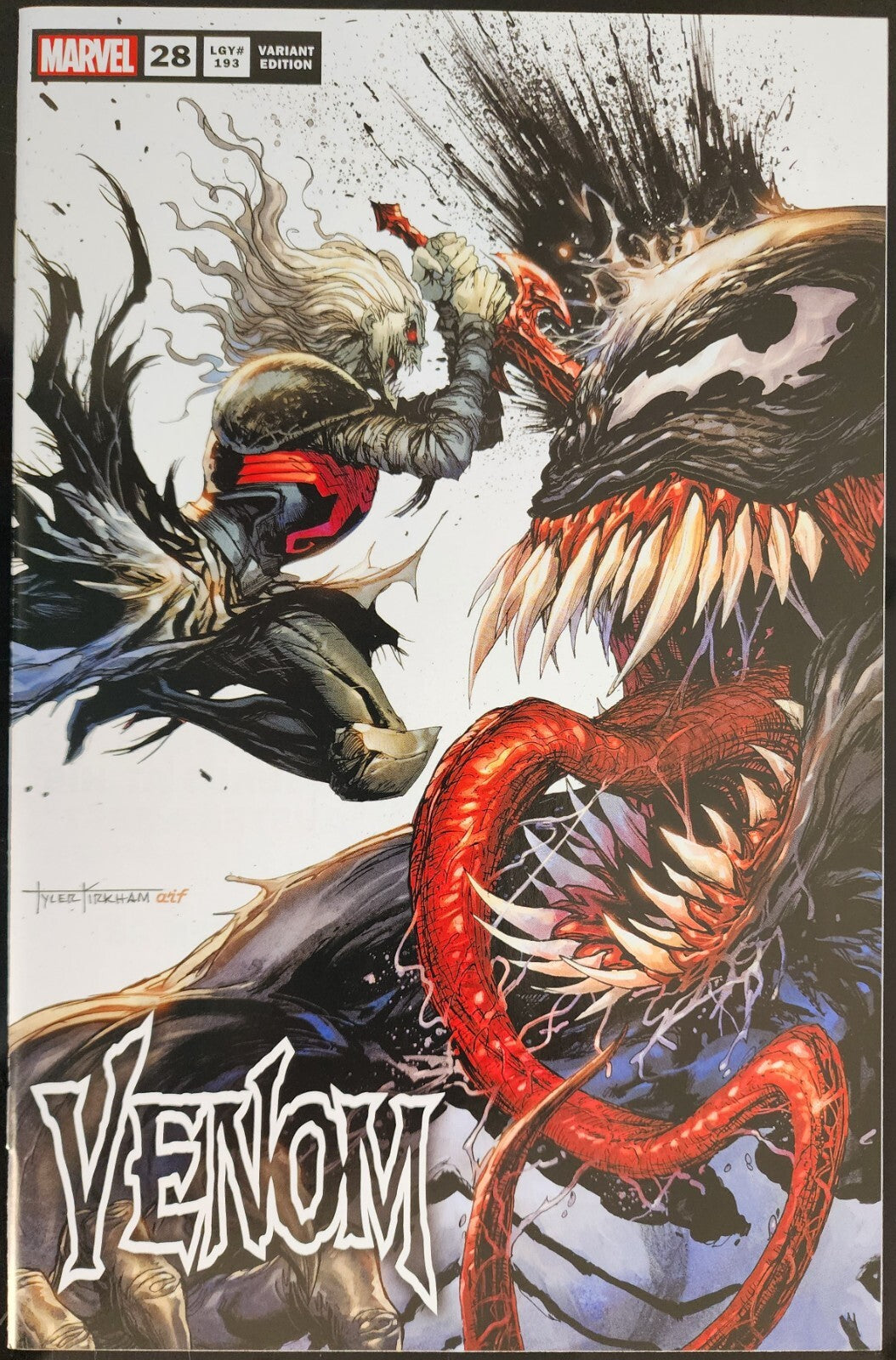 Venom #28 Kirkham Trade Variant Knull 2020 Identity of Virus and Codex Revealed