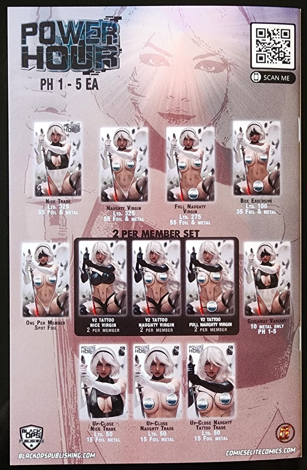 Power Hour 3 Shikarii 2B Nier Automata Masked Box Exc Metal 30/35 Box & Magnet