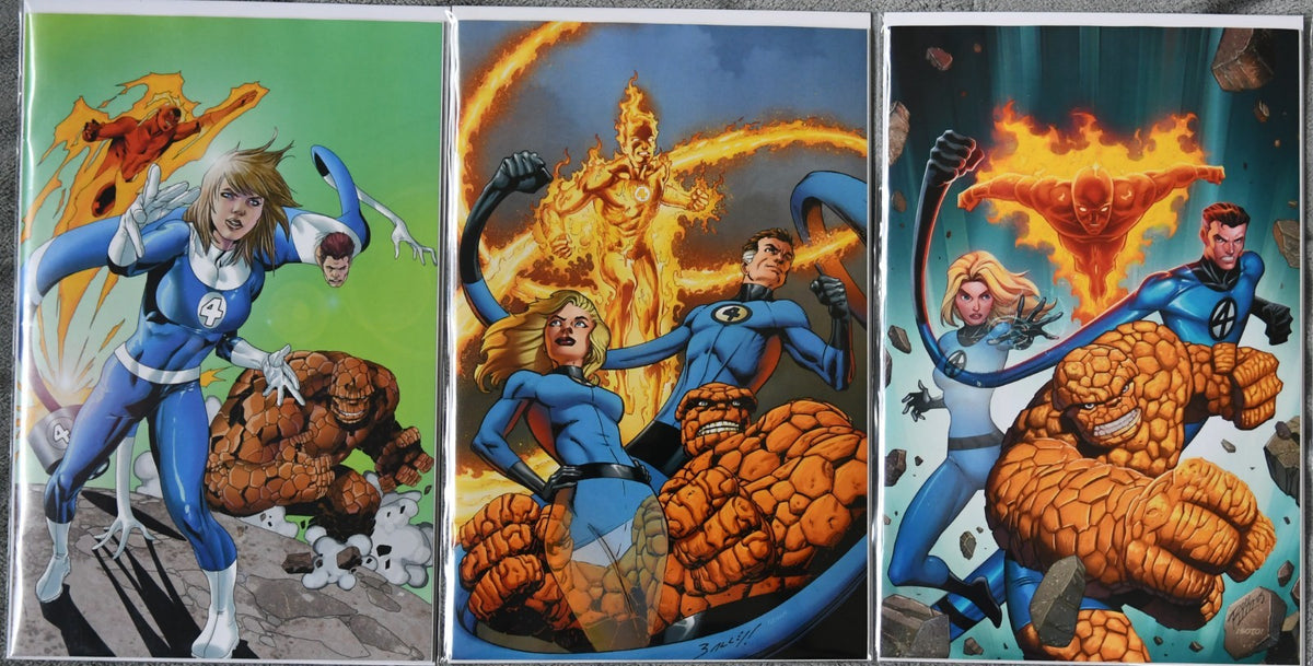 Fantastic Four #51, #57, #209 Whatnot Virgin Set 2025 Ltd 2000