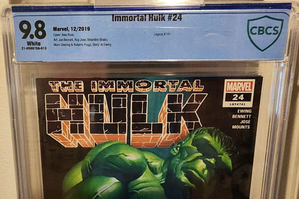 Immortal Hulk #24 CBCS 9.8 Alex Ross Not CGC