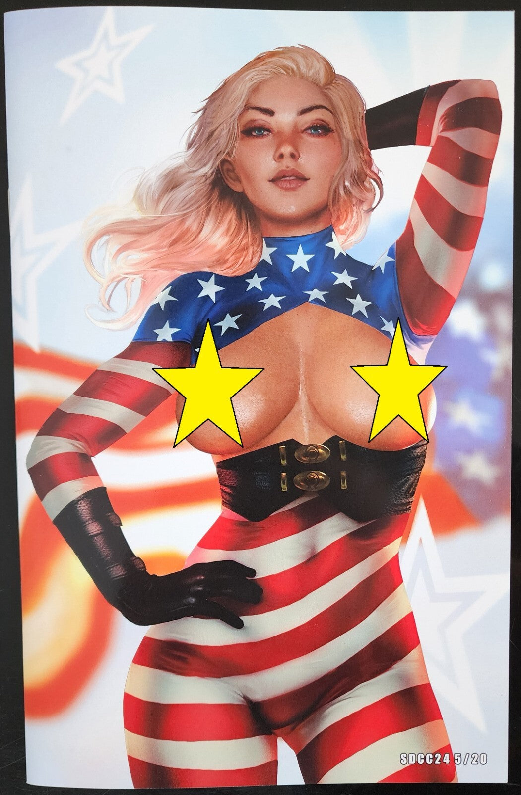 Patriotika #1 Shikarii Topless SDCC24 Ltd 5/20