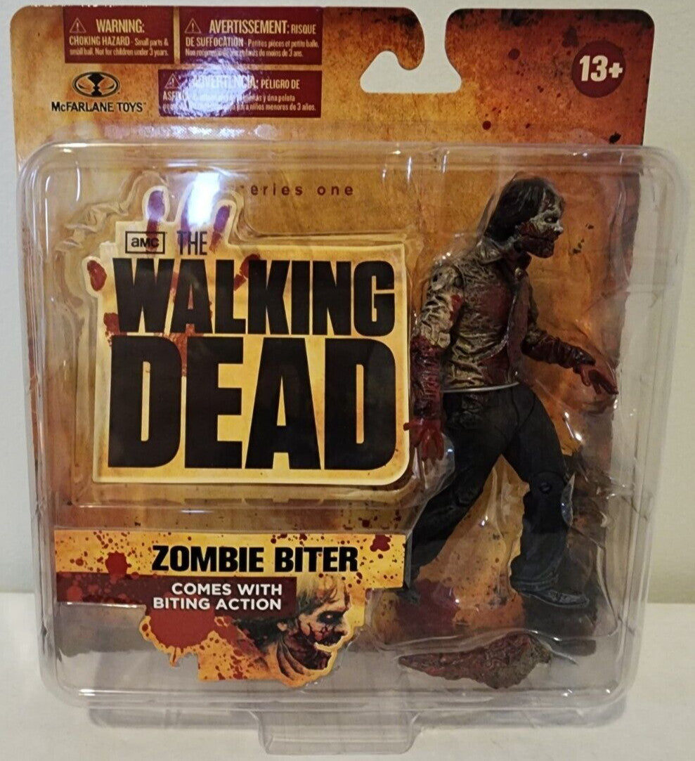 AMC The Walking Dead Zombie Biter 5 inch Action Figure Series 1- McFarlane Toys