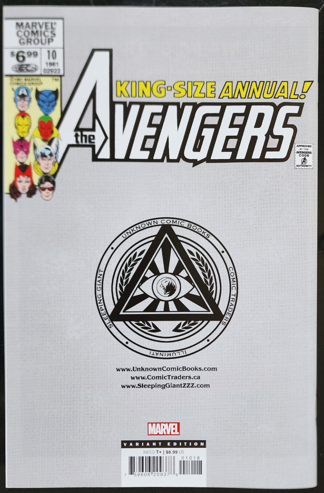 AVENGERS ANNUAL # 10 UNKNOWN COMICS DAVID NAKAYAMA EXCLUSIVE VIRGIN VAR ROGUE