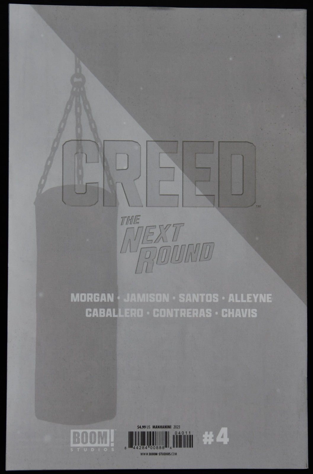 Creed: The Next Round #1-4 Mini Series Boom Studios 2023