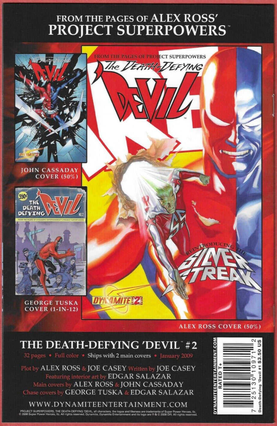 Death Defying Devil 1-4 FCBD 2008 Dynamite Comics Alex Ross Project Super Powers
