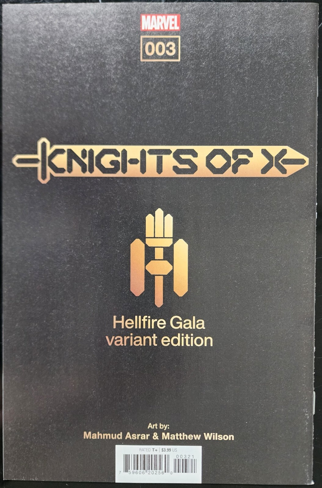 Kights of X #3 Hellfire Gala Variant Edition 2022