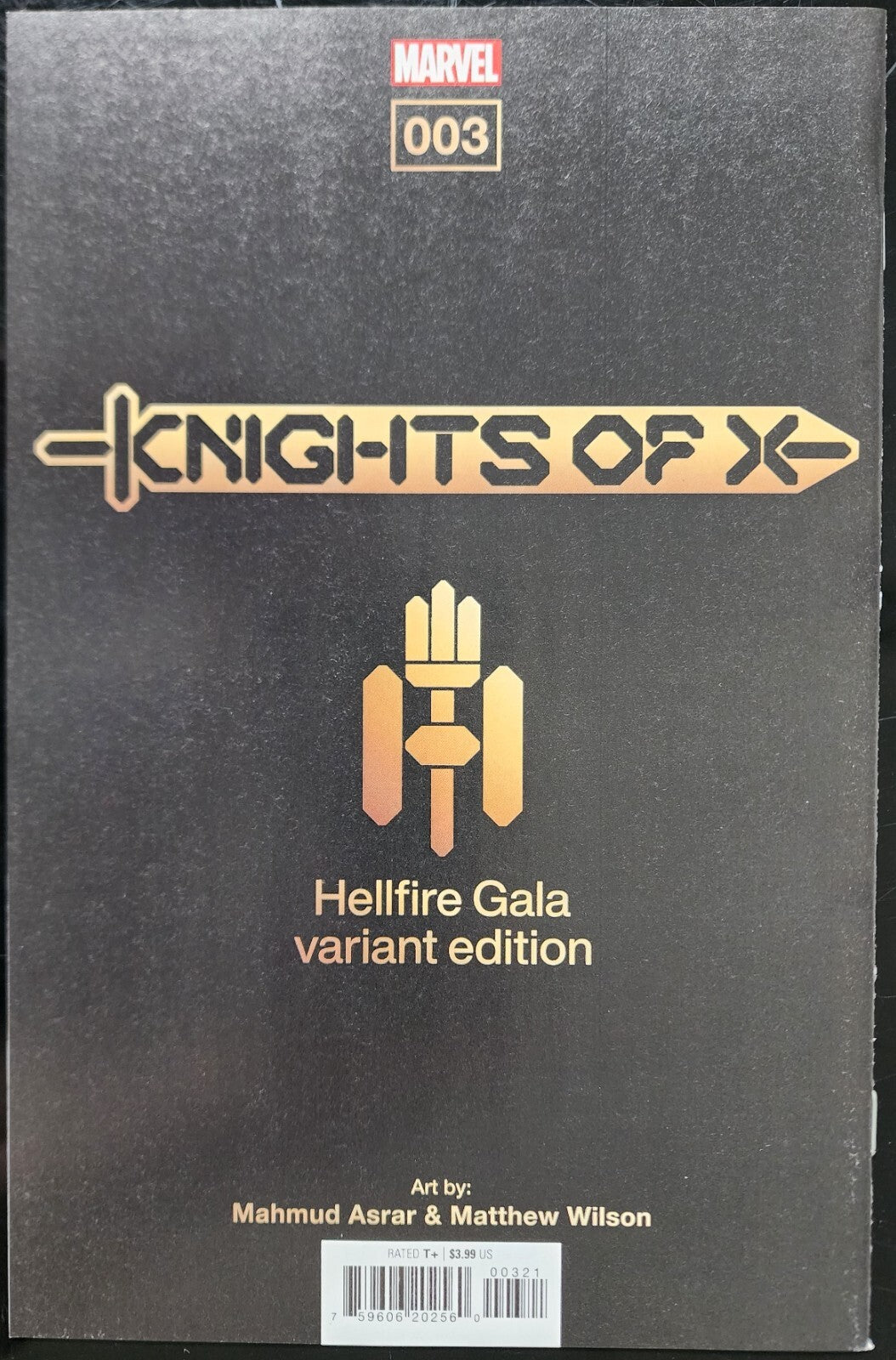 Kights of X #3 Hellfire Gala Variant Edition 2022