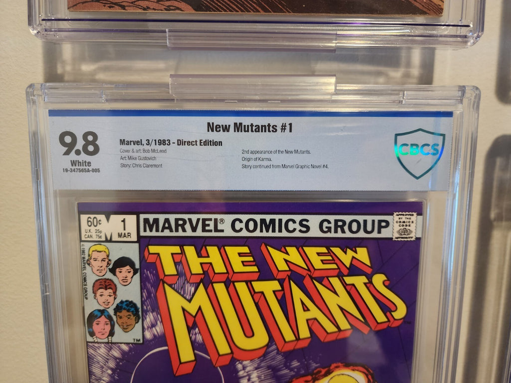 New Mutants #1 CBCS 9.8 2nd appearance New Mutants Origin Karma 1983 Not CGC