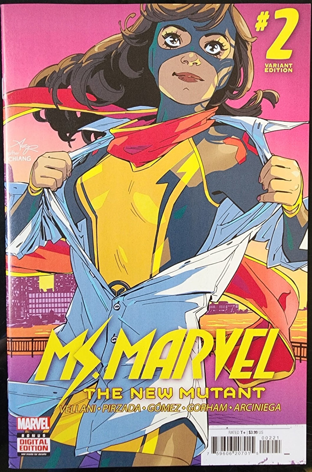 MS. MARVEL: THE NEW MUTANT (#2) AMY REEDER HOMAGE VARIANT COVER
